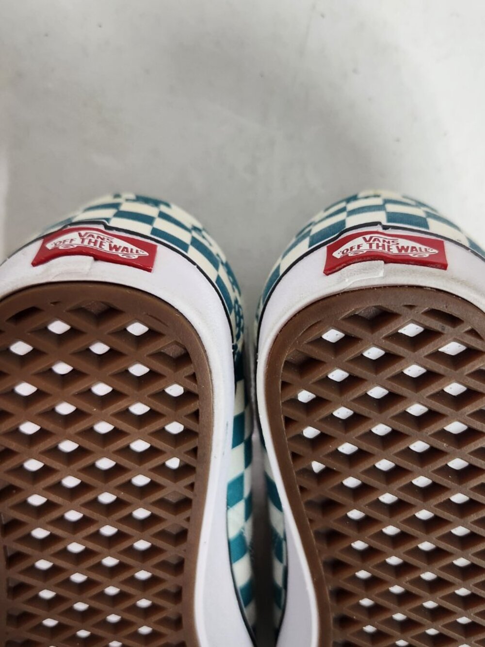 Vans Comfycush Old Skool Checker Men's Size 8.5 Women's 10 Skate Shoes Quetzal - Picture 11 of 13